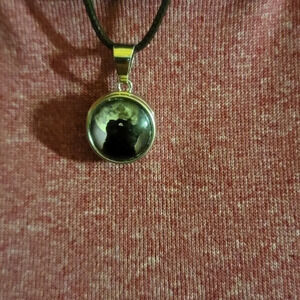 BLACK Cat Necklaces
